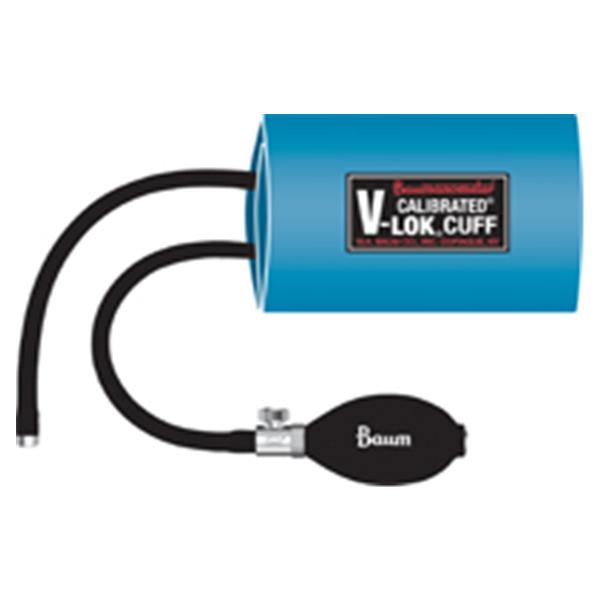 W A Baum  Cuff & Inflation Bag Blood Pressure Calibrated V-Lok Adult Ea