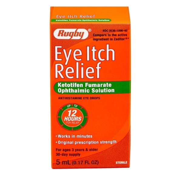 Major-Rugby Pharmaceuticals Ketotifen Itch Relief 0.025% Ophthalmic Solution 5mL/Bt