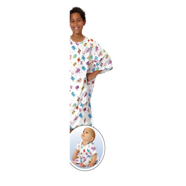 Fashion Seal Gown Patient Small White Pediatric Ea