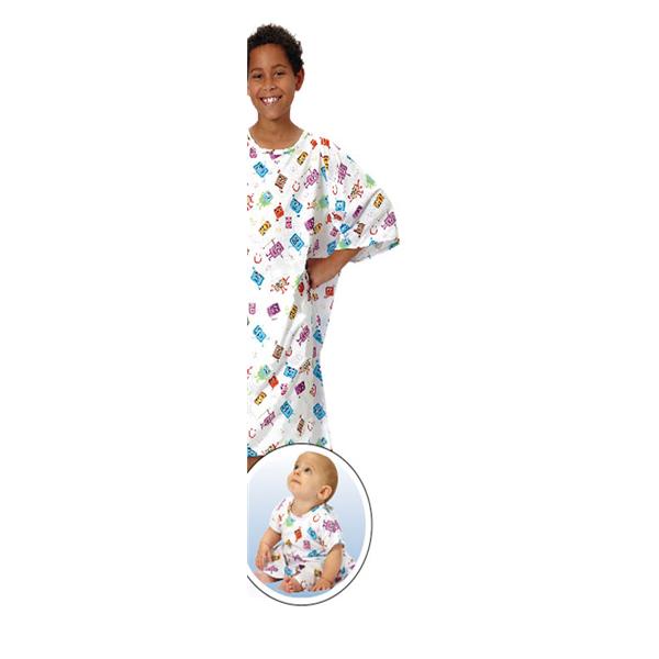 Fashion Seal Gown Patient Large White Pediatric Ea