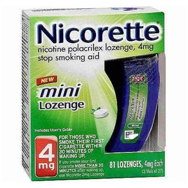 Nicorette Smoking Cessation Lozenges