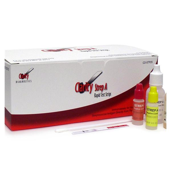 Diagnostic Test Group Clarity Diagnostic Test Strip CLIA Waived 50 Tests Ind Pkg 25/Kt