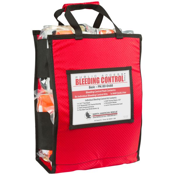 North America Rescue  Kit Bleeding Control Public Access W/ Ntrl Glv/NAR Cry Cs Ea