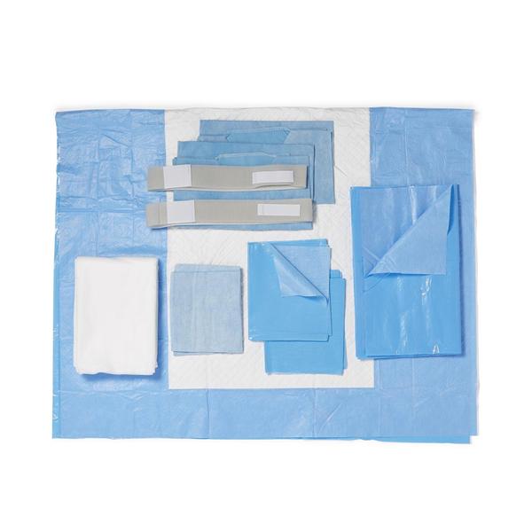 Medline Industries  Kit Linen 60x78" Blue 30/Ca