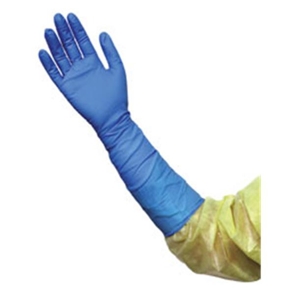 Ansell Healthcare Products  Gloves Decontamination PF Nitrile Latex-Free 16 in Md Blue 50/Bx
