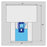 Welmed  Drape Sheet Fenestrated 135x82" Clear Blue Sterile 20/Ca