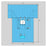 Welmed  Drape Sheet Fenestrated 112x132x93" Blue Sterile 8/Ca