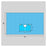 Welmed  Drape Sheet Fenestrated 172x100" Blue Sterile 8/Ca