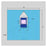 Welmed  Drape Sheet Fenestrated 100x95" Blue Sterile 16/Ca