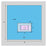 Welmed  Drape Sheet 50x50" Blue Sterile 30/Ca