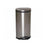Grainger Can Trash SS/Stn 8g StpOn Pdl Flt Ld Decorative Slvr/Orng Ovl Ea