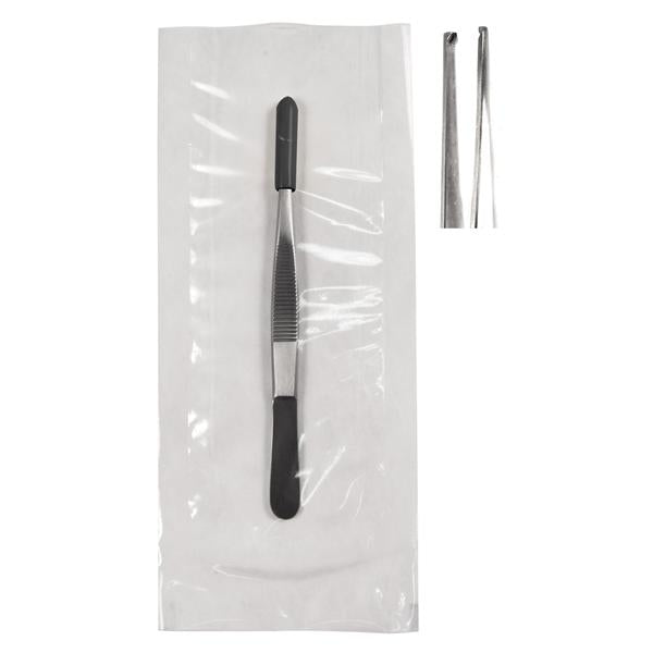 Sklar Instruments Forcep Tissue Econo 5" 1x2 Teeth Straight 1x2 Teeth SS Disp Ea, 25 EA/CA (96-2579)