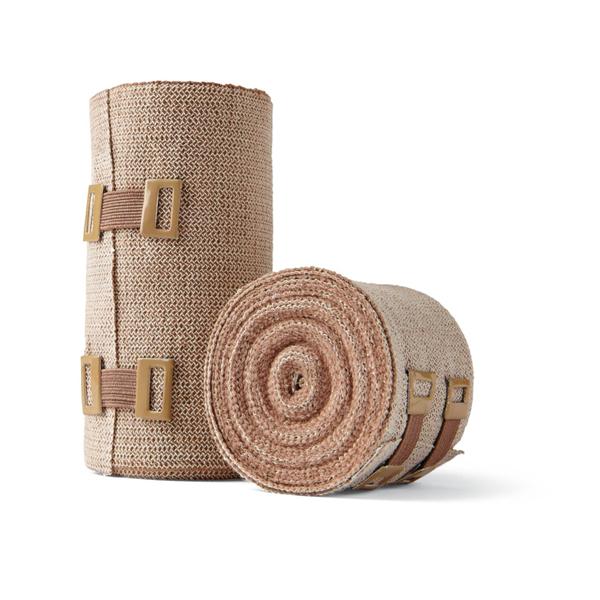 Medline Industries  Bandage 3.15"x5.47yd Compression Ctn Stretch Clips Beige LF 20/Ca