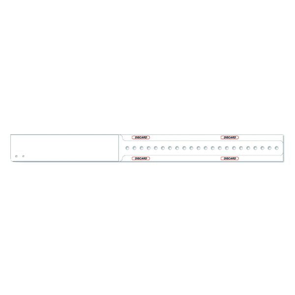Precision Dynamics  Wristband Patient ContourBand White 500/Bx