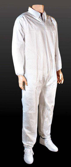 Cellupcap Spunbound Coveralls - Spunbound Coveralls, Elastic Wrists and Ankles, SMS, Size 3XL - 5540WXXX