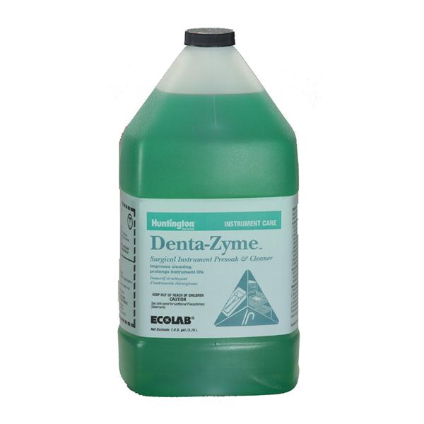 Ecolabs/Huntington Med Cleaner Enzymatic Ultrasonic Denta-Zyme 1 Gallon FrgrncFr Ea, 4 EA/CA (6023245)