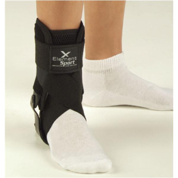 Deroyal Industries  Brace Sports Element Adult Ankle Black Size Large Right Ea