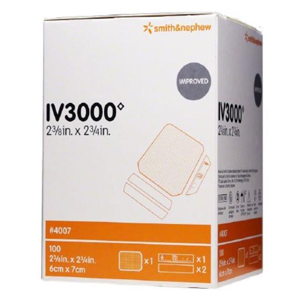 Smith & Nephew Wound Care Drsng Cath Fxtn IV3000 Flm 6x7 Peri Strl Adhs Adhr Trans 100/Bx, 9 BX/CA (66024007)