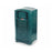 Rubbermaid Can Trash Plaza Resin 50gal Spring Lid Dark Green Rectangle Ea