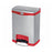 Rubbermaid Can Trash Slim Jim SS 8gal StpOn Pdl Hng Ld Frnt Stp Rd Rctngl Ea