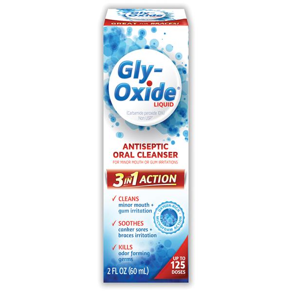 Medtech Products Gly-Oxide Mouth Rinse 2 oz Mint Alcohol Free Ea, 24 BT/CA (42037104761)