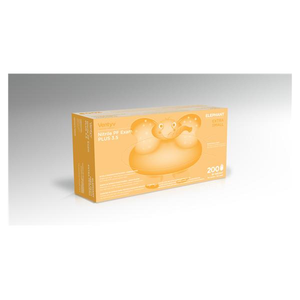 Ventyv Gloves Exam Powder-Free Nitrile Latex-Free XS Violet Blue 200/Bx, 10 BX/CA (10333101)