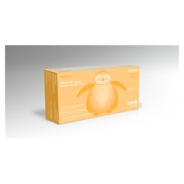 Ventyv Gloves Exam Powder-Free Nitrile Latex-Free X-Small White 200/Bx, 10 BX/CA (10333104)