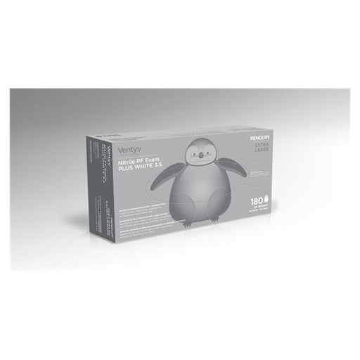 Ventyv Gloves Exam Powder-Free Nitrile Latex-Free X-Large White 180/Bx, 10 BX/CA (10337104)