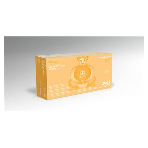 Ventyv Gloves Exam Powder-Free Nitrile Latex-Free X-Small Blue 200/Bx, 10 BX/CA (10333103)