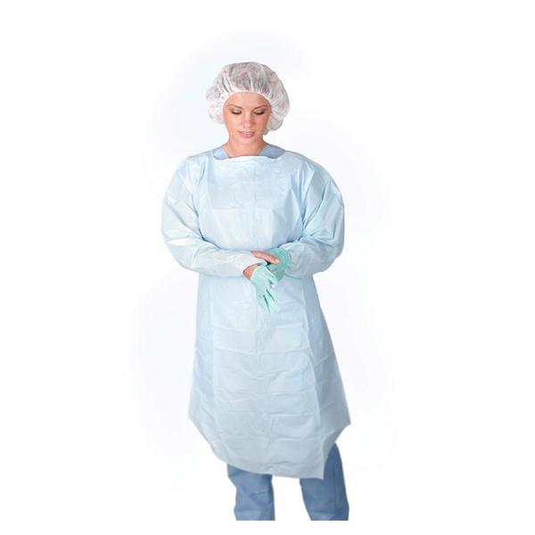 Medline Industries  Gown Isolation 3X Large Blue 75/Ca