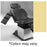 Midmark Fixed Armboards - ARMBOARD, FIXED, CITRUS - 9A179002-849