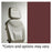 HEADREST, RECTANGULAR, 630, UF, CRANBERRY