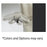 Midmark Corporation Midmark 630 Chair Arms - ARMS, CHAIR, 630, 32", UF, OBSIDIAN - 9A550005-867