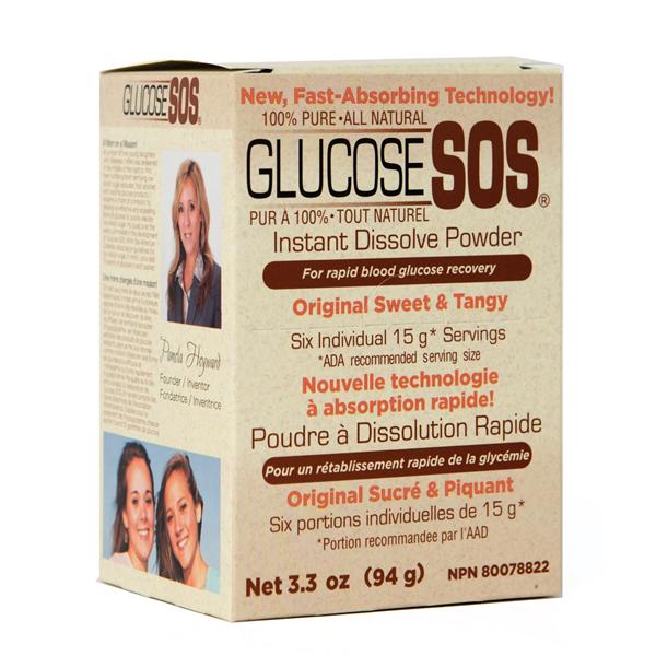SOS Life Sciences oration Glucose SOS Glucose Recovery Orgnl Swt & Tangy 15g Powder 6/Pk, 12 PK/CA (208657020003)