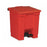 Rubbermaid Can Trash Plstc 8gal Step-On Pedal Integrated Lid Rd Rectangle Ea