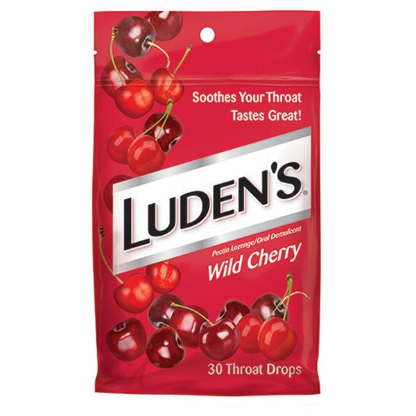 Prestige Brands Ludens Throat/Cough Drops Wild Cherry 30/Bg, 12 BG/CA (814832016859)