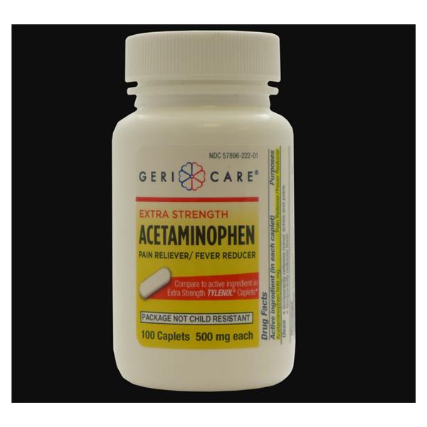 Geri-Care Pharmaceuticals Acetaminophen 500mg Extra Strength 100/Bt