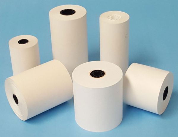 Medical Use Labels - 3-1/8 x 310 ft Paper Rolls CSO, 3" OD