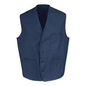 Vf Workwear-Div / Vf Imagewear (W) Button-Front Volunteer Vests - Unisex Button-Front Vest, Navy, Size 2X - 1360NVXXL