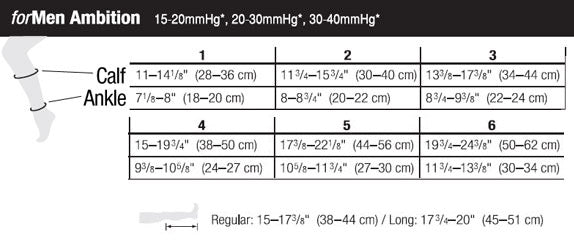 Ambition Knee High Closed Toe 15-20 mmHg Compression Stockings