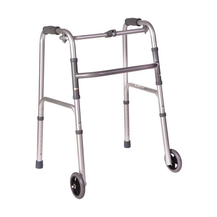 Folding Walker with Single Release