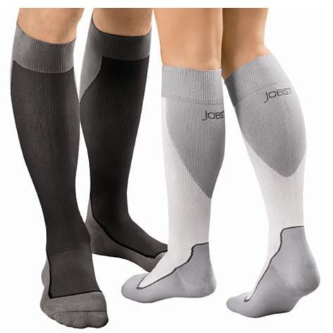 Jobst Unisex Sport Knee-High Closed Toe 15-20mmHg Compression Socks