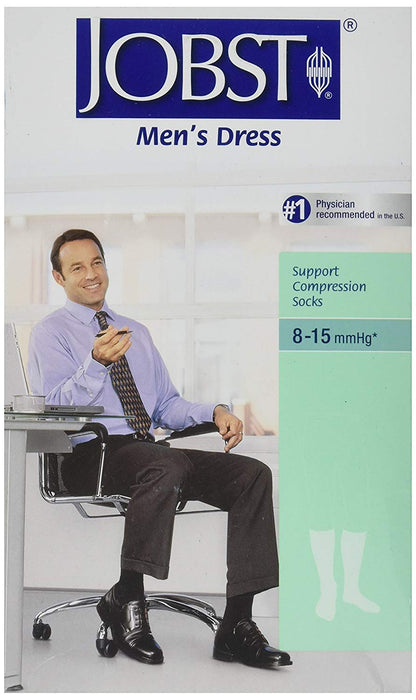 Jobst Men's Dress Supportwear 8-15 mmHg Knee High Compression Socks
