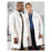 Fashion Seal Lab Coat Staff Length 65% Polyester / 35% Cotton M Wht Sz 38 Ea