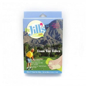 Dr Jills Foam Toe Tubes - FOAM TOE TUBES (TUBEFOAM) 4", 3/PK - 1030 FOAM TOE TUBES