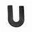 Dr Jills J-21 Foam U-Shaped Ankle Pads - J-21XL 1/4 FOAM USHAPED ANKLE PAD 100/PK - J-21XL BLACK FOAM 1/4