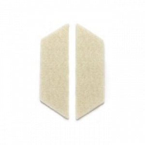 Dr Jills J-66 Felt Bi-Plane Pads - J-66 1/8" FELT BI-PLANE PADS 100/PK - J-66 FELT 1/8