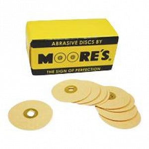 EC Moore Brass-Center Paper-Backed Snap-On Abrasive Disc - MOORE BRASS CTR DISCS SAND 50/BX - BC-78-SM