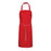 Vf Workwear-Div / Vf Imagewear (W) Standard Bib Aprons - Bib Apron with No Pockets, 33", Red - 1430RDNS