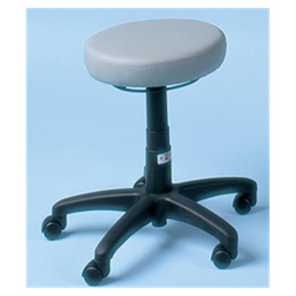 Hausmann Industries Stool Air-Lift Economy Black Casters Without Backrest 5 Leg Ea